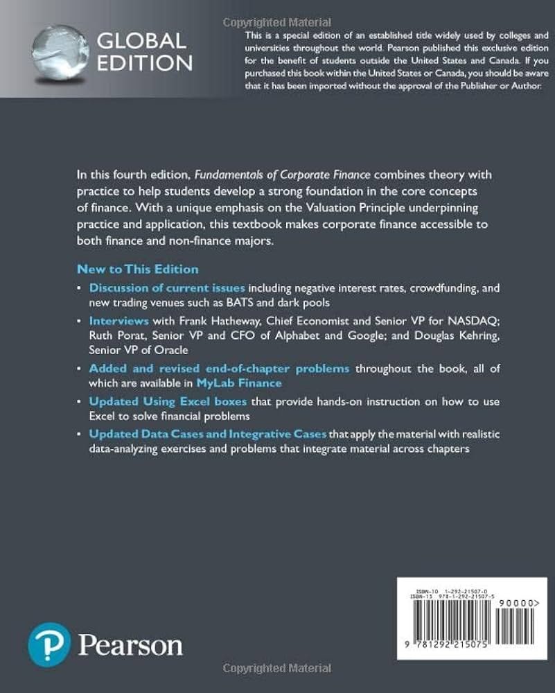 語学+参考書 Corporate Finance Global Edition Corporate Finance, Global Edition: Jonathan Berk